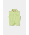 Camisa Popelina Xadrez Verde Boboli