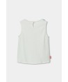 T-shirt Branca com Flores