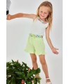 T-shirt Branca com Flores