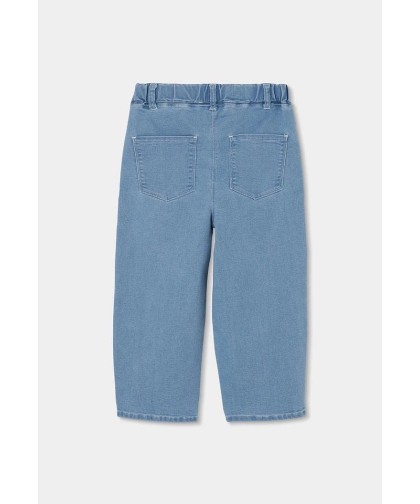 Calças Denim Flores Boboli