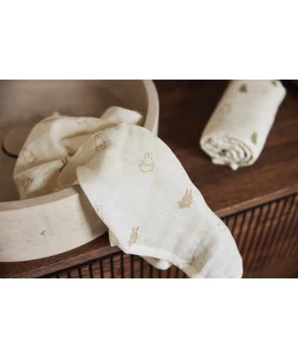 Musselina Happy Miffy Nougat Jollein