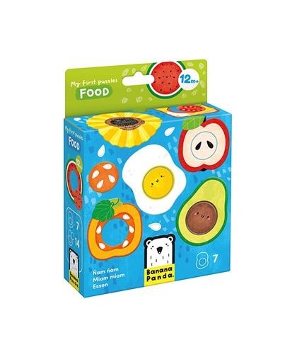Banana Panda My first puzzle -Food 12m+