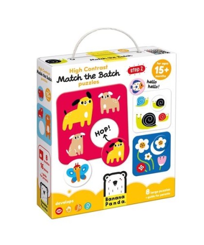 Banana Panda Puzzle High Contrast  Match the Batch Step 2 - 15m+