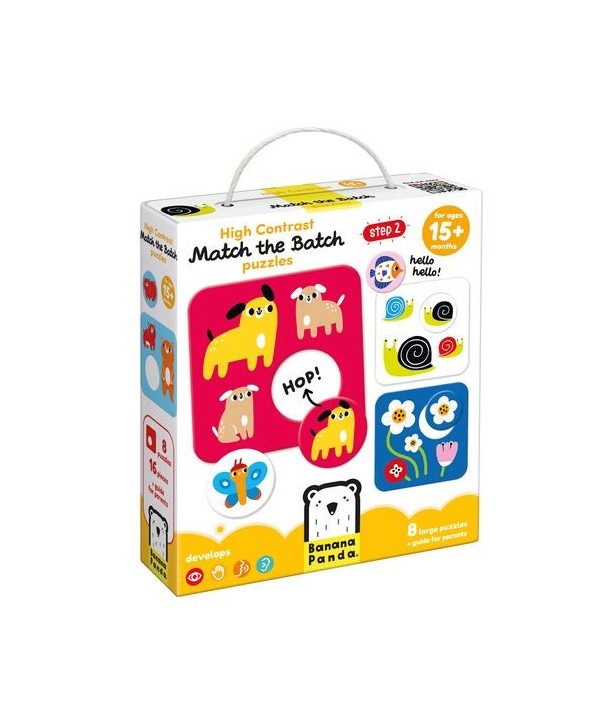 Banana Panda Puzzle High Contrast  Match the Batch Step 2 - 15m+