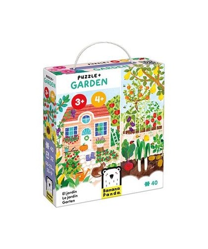 Banana Panda Puzzle + Garden -3+ 4+