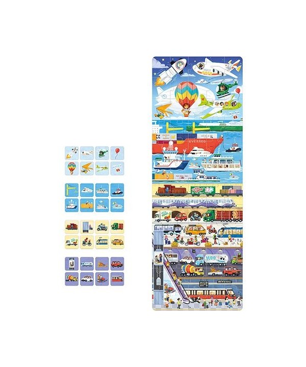 Banana Panda Puzzle + Transport 4+