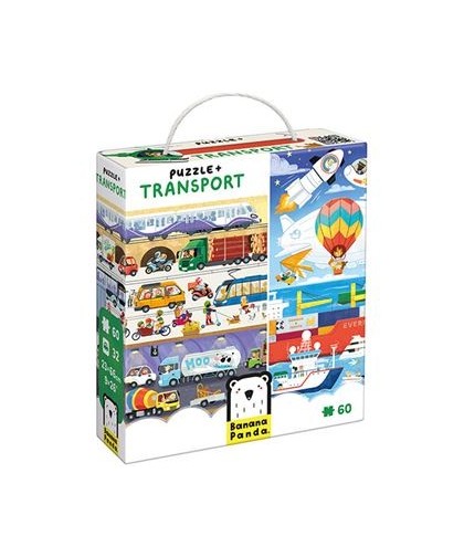 Banana Panda Puzzle + Transport 4+