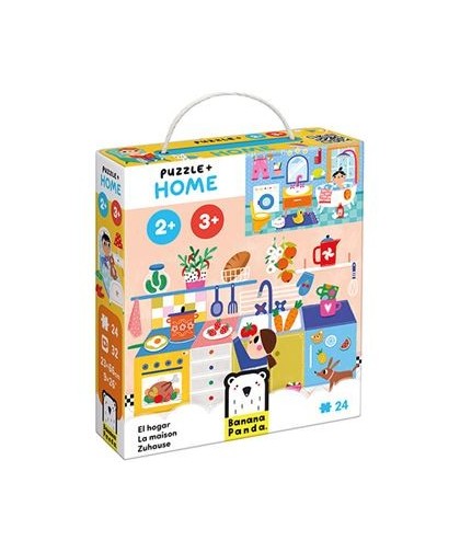 Banana Panda Puzzle + Home -  2+/3+