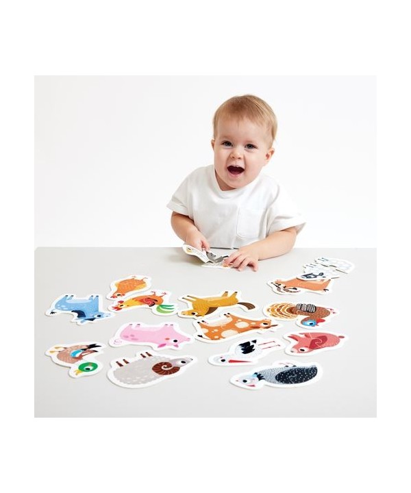 Banana Panda Puzzle Progressivo : Animais da quinta -Step 1- 18m+