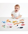 Banana Panda Puzzle Progressivo : Animais da quinta -Step 1- 18m+