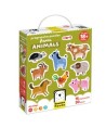 Banana Panda Puzzle Progressivo : Animais da quinta -Step 1- 18m+