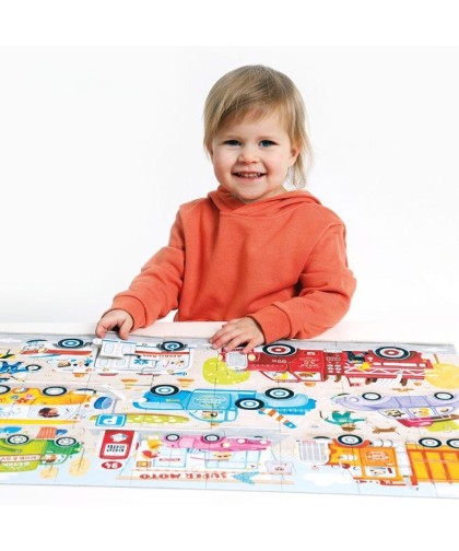 Banana Panda Moto Jumbo Puzzle Cars