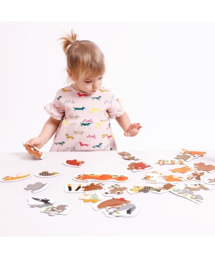 Banana Panda Progressive Puzzles Forest Animals- Step 3 - 2+