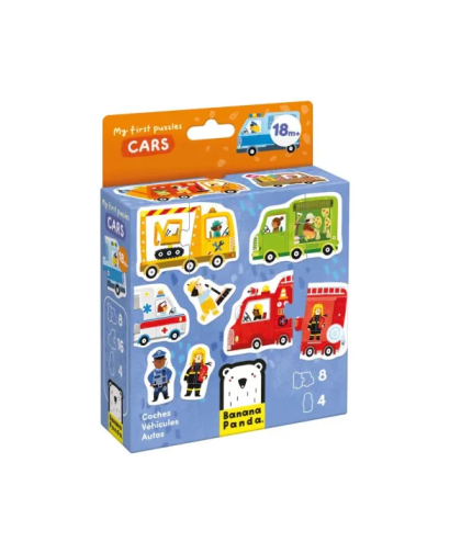 Banana Panda My First Puzzle Cars- 18m+