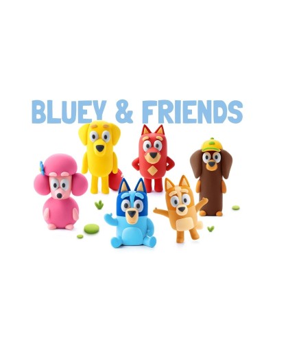 Hey Clay  Pasta Modular Bluey & Friends