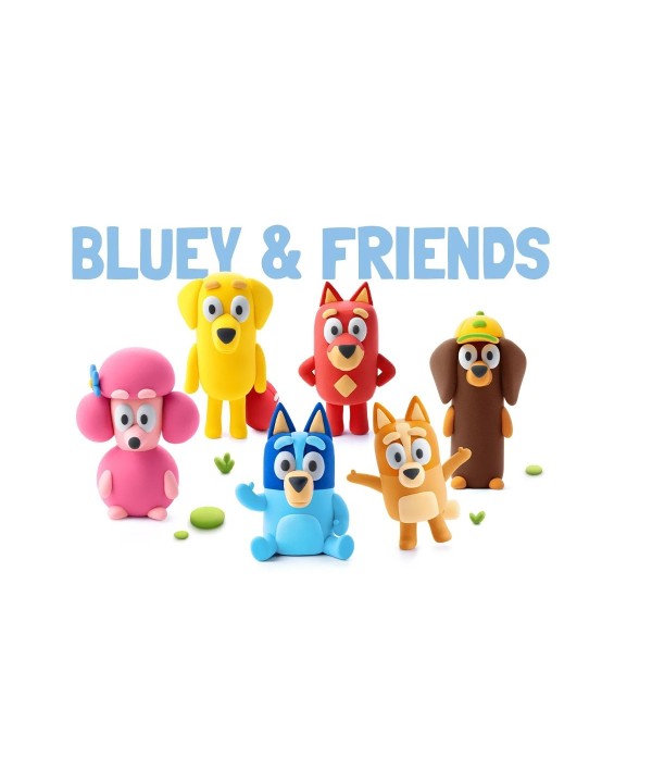 Hey Clay  Pasta Modular Bluey & Friends