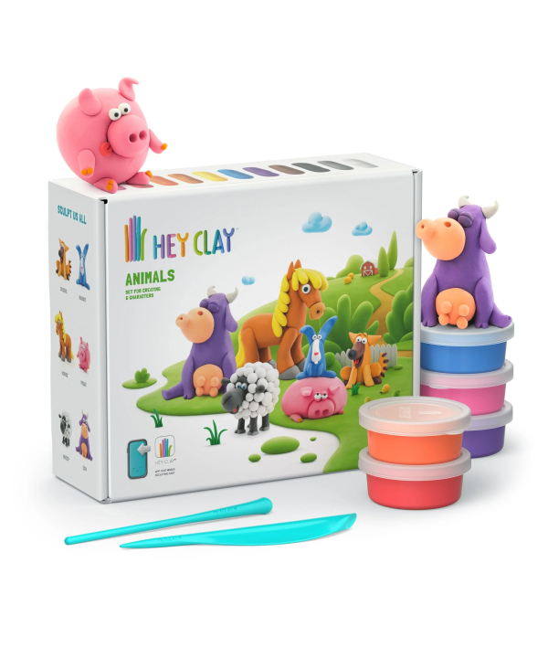 Hey Clay Pasta modular Animais 3+