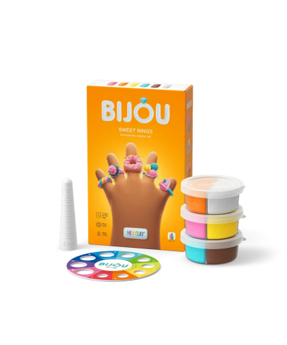 Hey Clay Pasta Modular Bijou Sweet Rings