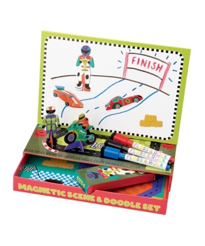 Floss & Rock- Maleta Magnético com Cenário e Desenho- Cars