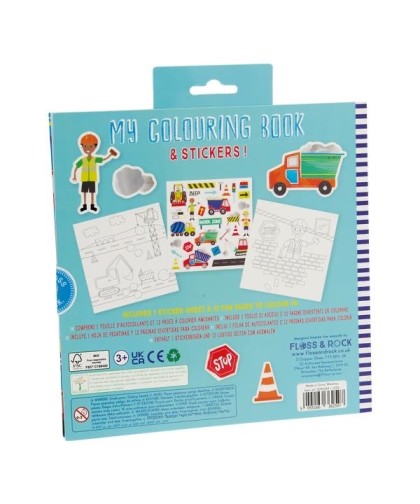 Floss & Rock- Livro de Colorir Perfumado Construction