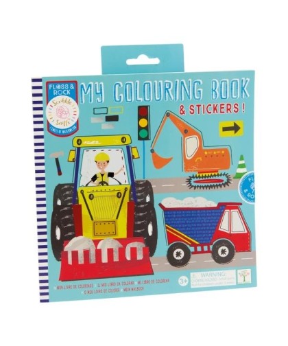 Floss & Rock- Livro de Colorir Perfumado Construction