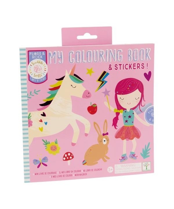 Floss & Rock- Livro de Colorir Perfumado Rainbow Fairy