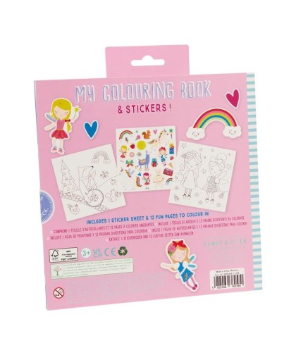 Floss & Rock- Livro de Colorir Perfumado Rainbow Fairy