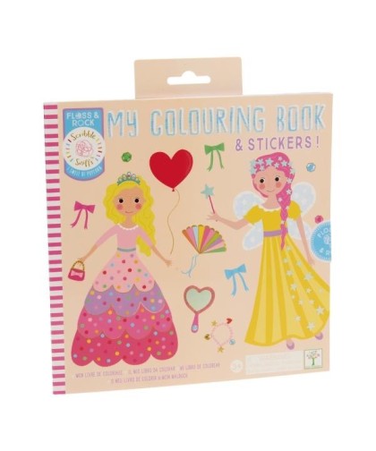 Floss & Rock- Livro de Colorir Perfumado Princess