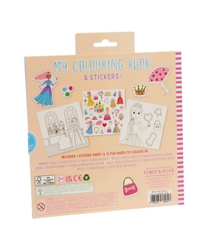Floss & Rock- Livro de Colorir Perfumado Princess