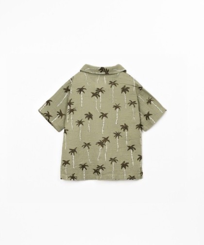 Camisa de manga curta com estampado