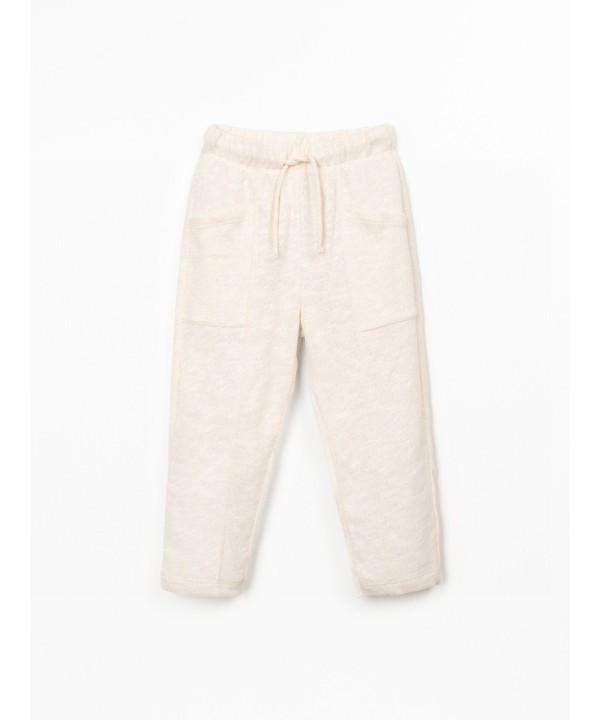 Calça com cordão ajustável