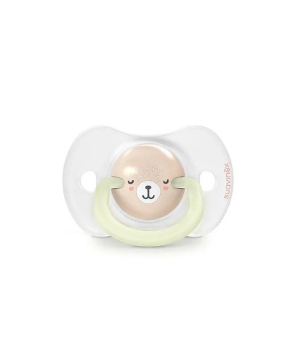 Suavinex – 2 Chupetas – Silicone SX Pro Fisiológica 0-6m – Night&Day