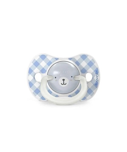 Suavinex – 2 Chupetas – Silicone SX Pro Fisiológica 6-18m – Night&Day