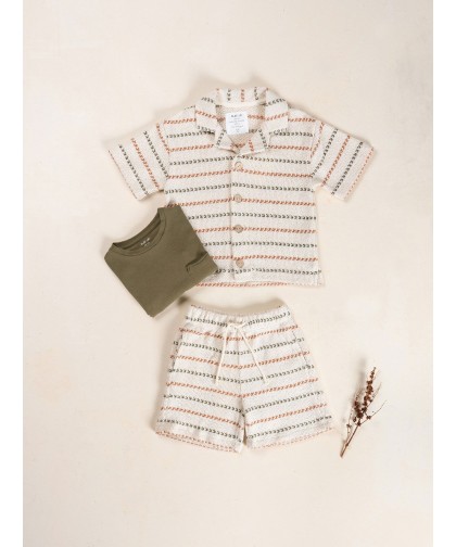 Calção de malha com fio Re(Play)