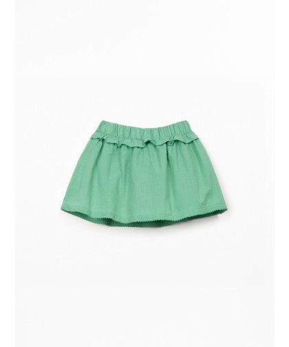 Saia calção com cinto elástico