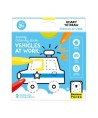 Banana Panda- Livros de Colorir Longos Veículos de Trabalho 3+