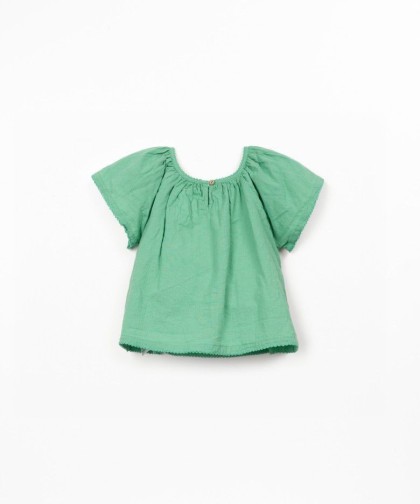 Túnica com elástico no peito