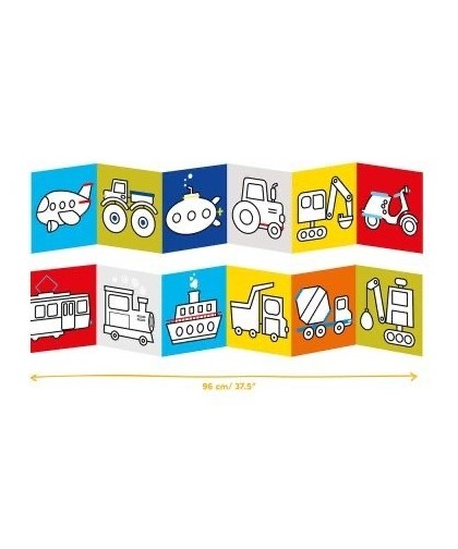 Banana Panda- Livros de Colorir Longos Veículos 2+