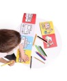 Banana Panda- Livros de Colorir Longos Veículos 2+