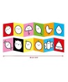 Banana Panda- Livros de Colorir Longos Cores +18 meses