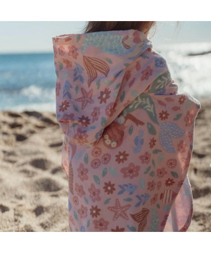 Little Dutch- Poncho Praia Dreamy Mermaid