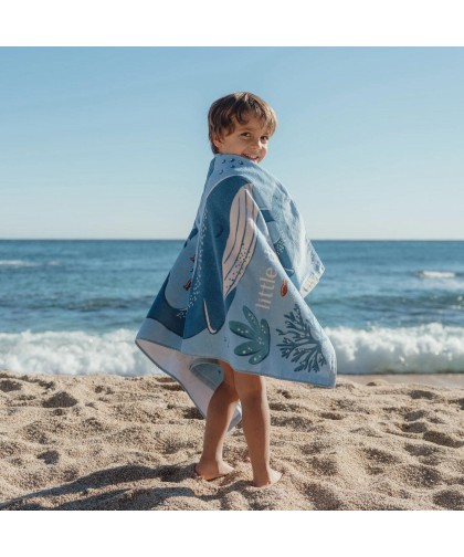 Little Dutch- Toalha de Praia Ocean World Blue