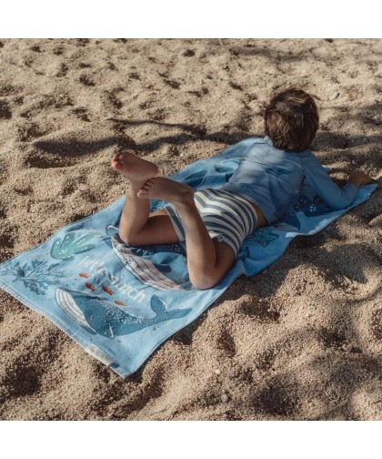 Little Dutch- Toalha de Praia Ocean World Blue