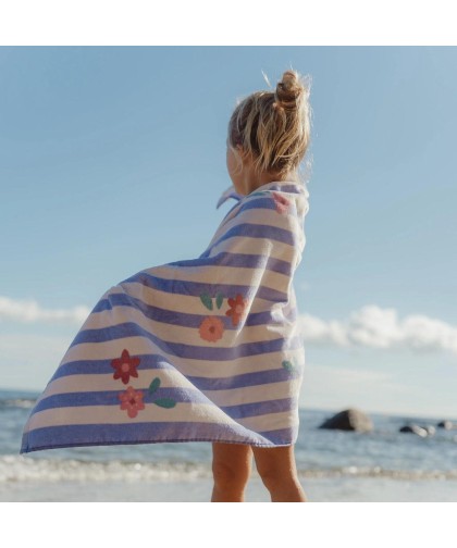 Little Dutch- Toalha de Praia Dreamy Purole Stripe