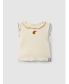 Singlet com Bordado Ocre