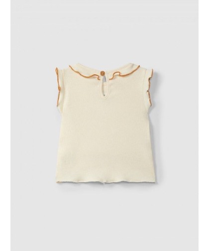 Singlet com Bordado Ocre