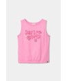 Boboli T-shirt de algodão rosa