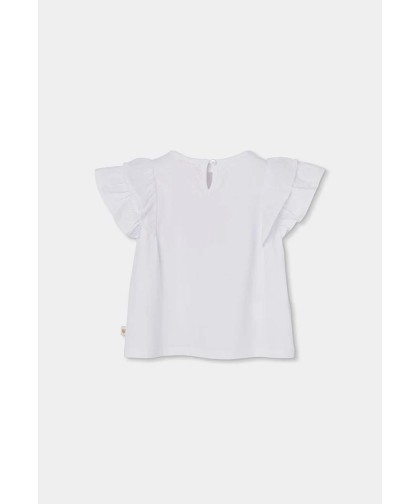 Boboli Camisola de algodão menina branca