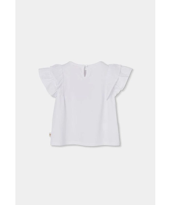 Boboli Camisola de algodão menina branca