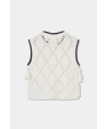 Boboli Colete  de algodão branco